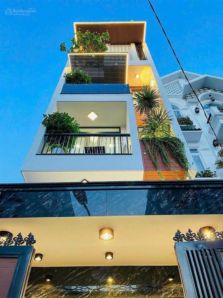 Nhà phố mới full nội thấttrệt lửng 3 lầu4x17m4pn 5wcquang trung p8gò vấp