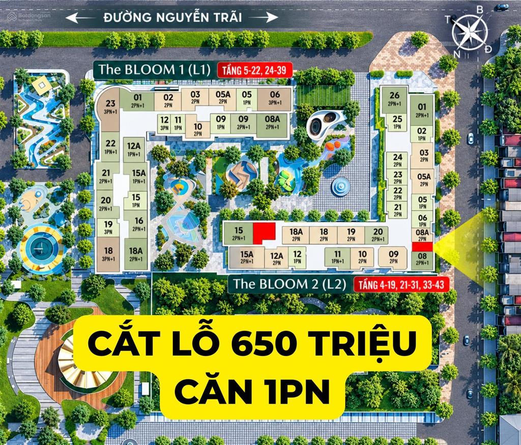 Cắt lỗ masteri cao xà lá căn 1pn  52m2  vốn vào 1,9 tỷ (30%)  ở/cho thuê đều 2025 triệu/tháng