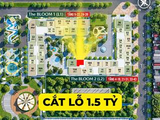 Cắt lỗ 1,5 tỷ masteri cao xà lá  full giá 9,5 tỷ căn 2pn áp góc, view công viên + hướng đn cực mát