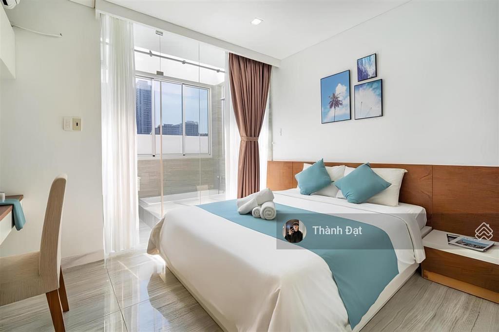 Căn hộ nguyễn trãi quận 1, 1pn ban công 40m2  máy giặt riêng  thang máy, gần ngã năm cống quỳnh