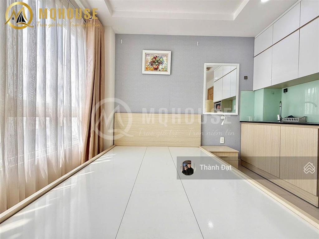Thuê căn hộ võ thị sáu quận 3, studio cửa sổ  thang máy/ hầm xe, gần công viên lê văn tám