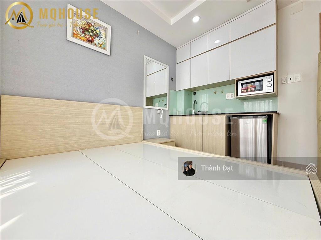 Thuê căn hộ võ thị sáu quận 3, studio cửa sổ  thang máy/ hầm xe, gần công viên lê văn tám