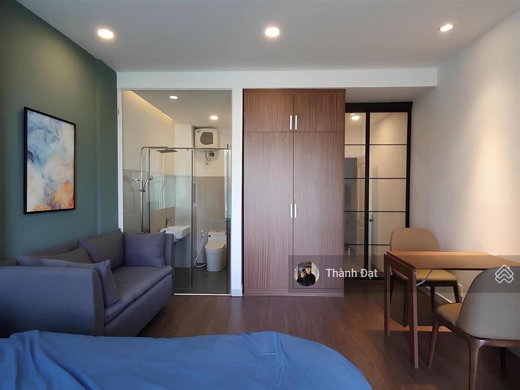 Thuê căn hộ hoàng sa quận 1, 1 phòng ngủ ban công  máy giặt riêng  dt 42m2, ngay thảo cầm viên