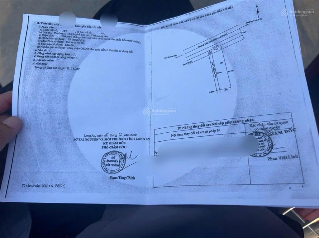 Đất thổ mặt tiền trần minh châu phường 5