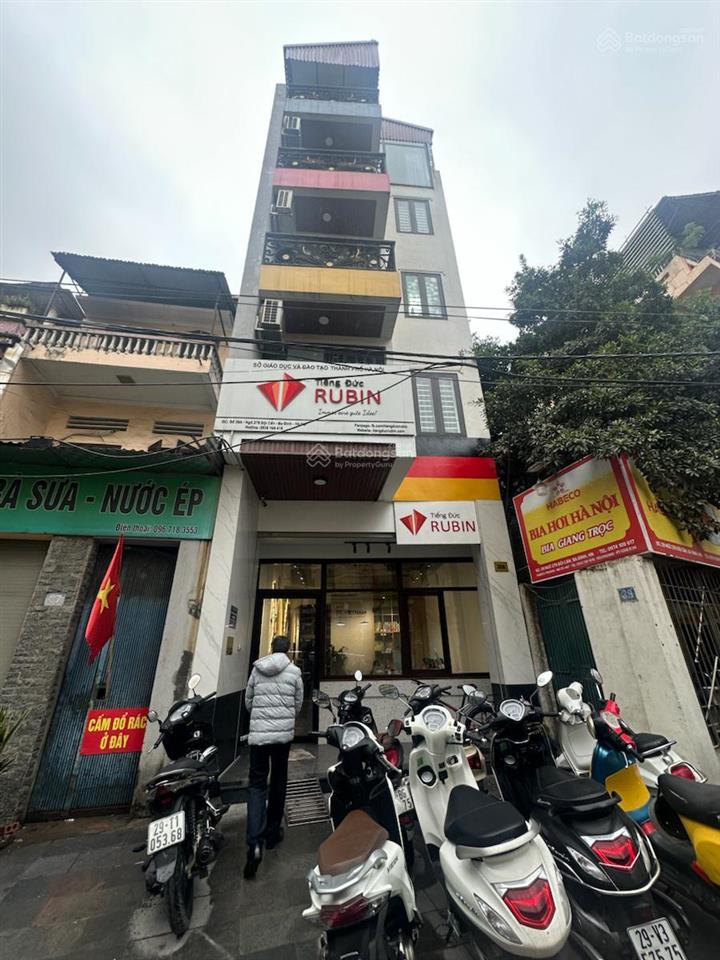 Cho thuê tòa nhà mặt phố đại yên, đội cấn. 62m² 5 tầng thang máy. kinh doanh đa ngành giá chỉ 35tr