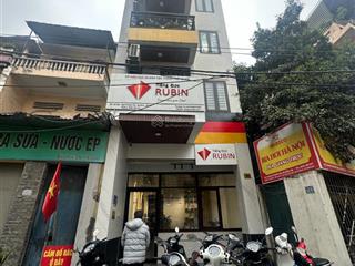 Cho thuê tòa nhà mặt phố đại yên, đội cấn. 62m² 5 tầng thang máy. kinh doanh đa ngành giá chỉ 35tr