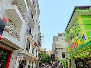 Bán biệt thự song lập quán thánh ba đình 105m2, lô góc 2 mặt thoáng, ô tô tránh, 6 tầng  75 tỷ.