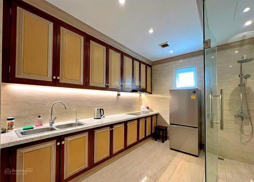 Bán biệt thự song lập quán thánh ba đình 105m2, lô góc 2 mặt thoáng, ô tô tránh, 6 tầng  75 tỷ.