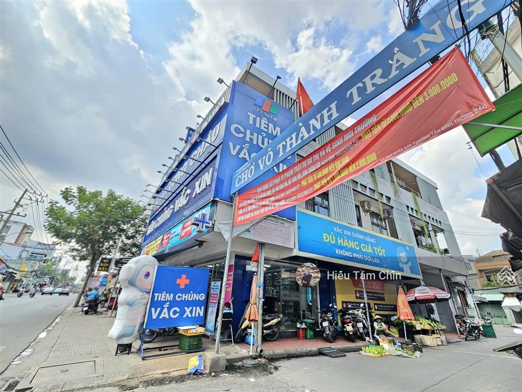 Mặt tiền kinh doanh chợ võ thành trang, 60.5m2, 4 tầng, sổ chuẩn đẹp 2026