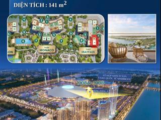 Đập thông siêu vip m1.1908 & 1908a  141m2  view hồ  triển lãm  jw marriot  dk 18 tỷ ck 15,5%