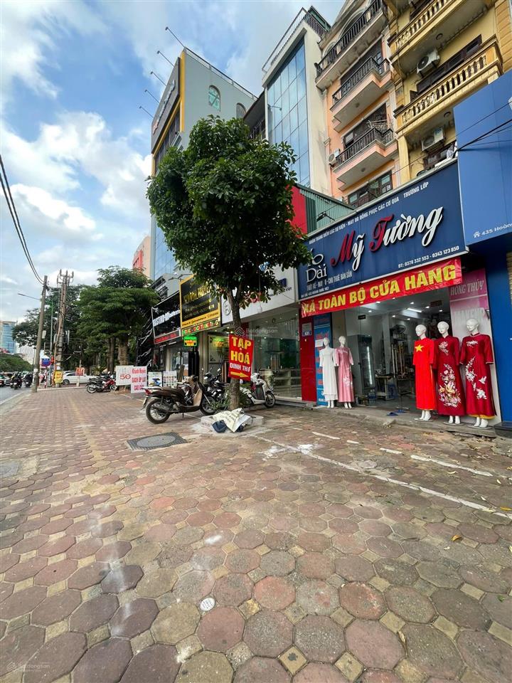 Bán nhà mặt phố 34 tỷ 55m 5 tầng mt 4m vỉa hè 6m ô tô tránh kinh doanh hoàng quốc việt cầu giấy