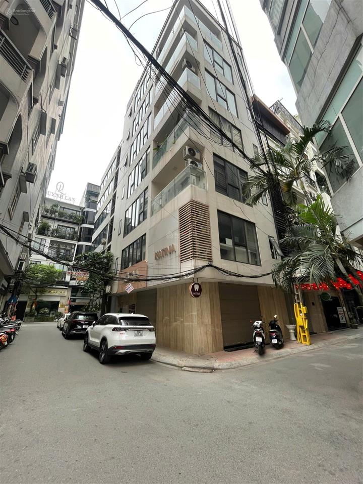 Bán nhà lô góc phân lô 54 tỷ 72m 7 tầng mt 7m thang máy vỉa hè ô tô tránh nguyên hồng đống đa