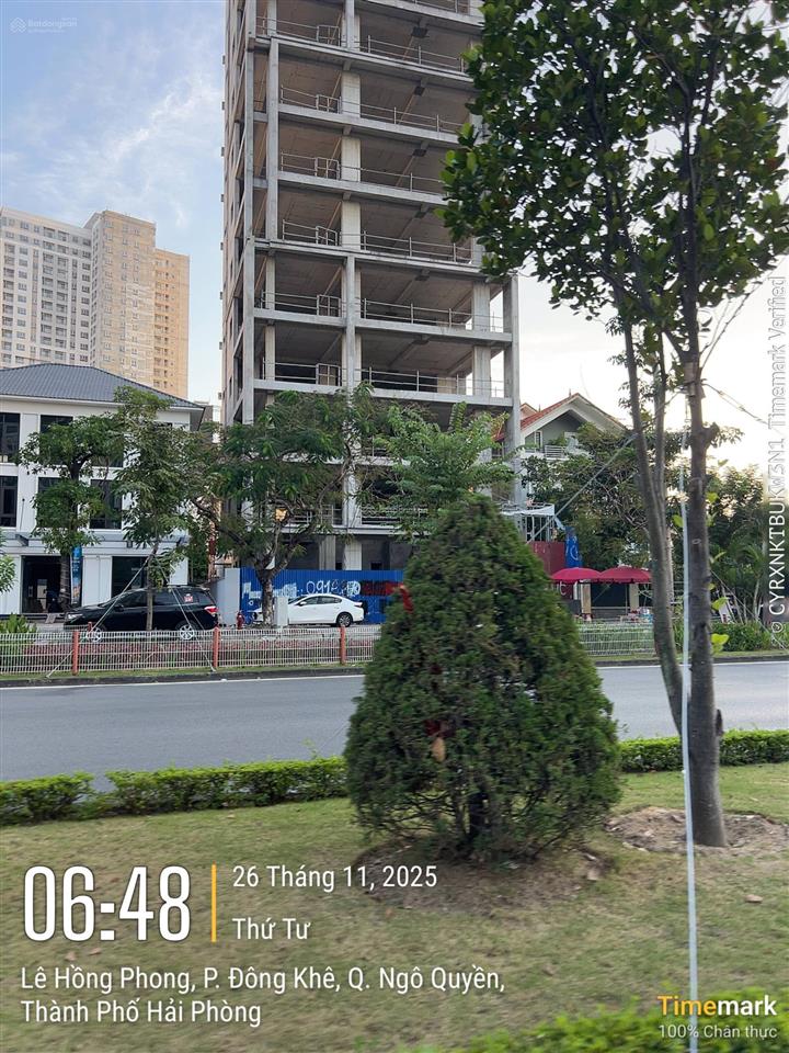 Bán tòa nhà 425m2 xây thô 12 tầng mặt đường lê hồng phong, thành phố hải phòng  145 tỷ