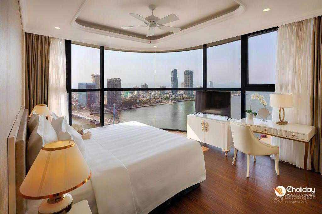 Siêu phẩm cực vip căn góc 2 mặt view sông ngắm pháo hoa đẹp tòa 1pk + 1pn giá mềm