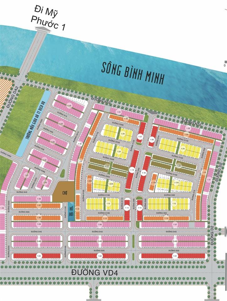 Căn liên kế tứ lập 80m2 có sân trước rộng 1tỷ620 bao sổ
