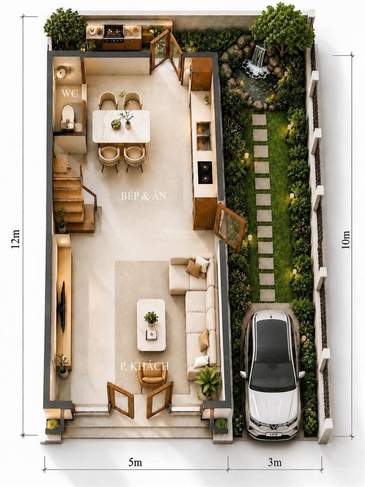 Bán nhà phố 1 trệt 3 lầu góc vườn tại vinhomes saigon park, giá siêu hời 6,375 tỷ