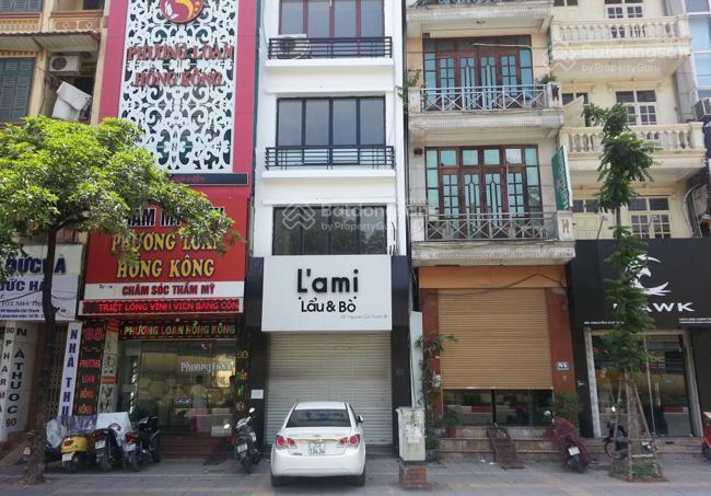 Bán nhà mặt phố trúc khê  80m  mt 4m  trung tâm đống đa  giá 55 tỷ