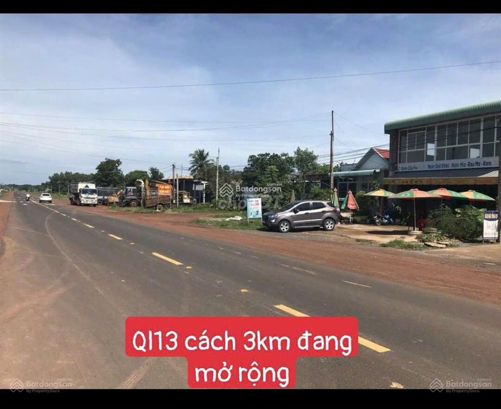 Đất chính chủ ngay đường lớn 14m, gần ql13 chỉ 3km, dt 1000m2, giá chỉ 380 triệu, shr