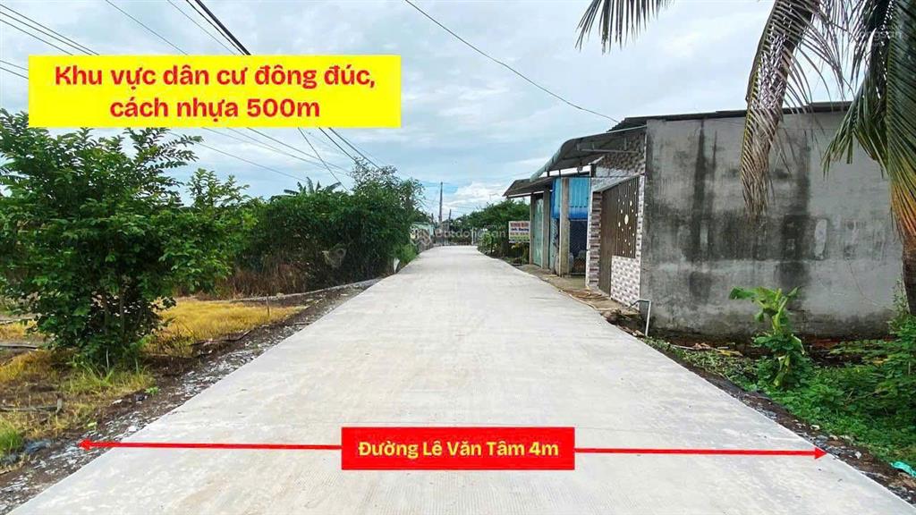 Chính chủ  bán đất chỉ 950 triệu  đất thổ cư 208m2 ngang 7m hiếm liền kề tân an  hỗ trợ vay bank