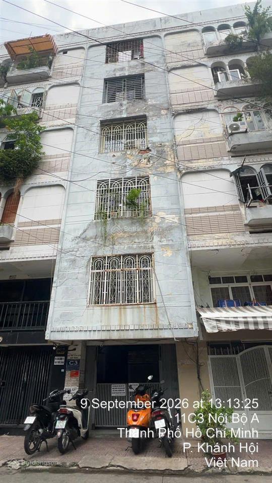 Bán chung cư tân vĩnh (quận 4)  lầu 1  28.8 m2  1 tỷ 950 (bớt lộc)
