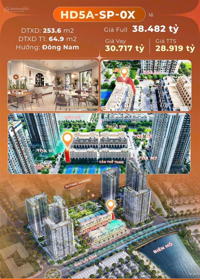 Căn góc malibu cuối cùng vinhomes ocean park 1 chiết khấu 9 tỷ, chỉ còn 28,9 tỷ,  0987 086 ***