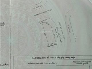 Lo góc mt đường hoàng minh thảo gần đh duy tân. kinh doanh vip