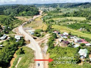 Bán đất măng cành cách măng đen 5km hơn 2.500m², có sẵn 150m² thổ cư  gọi ngay xem đất!
