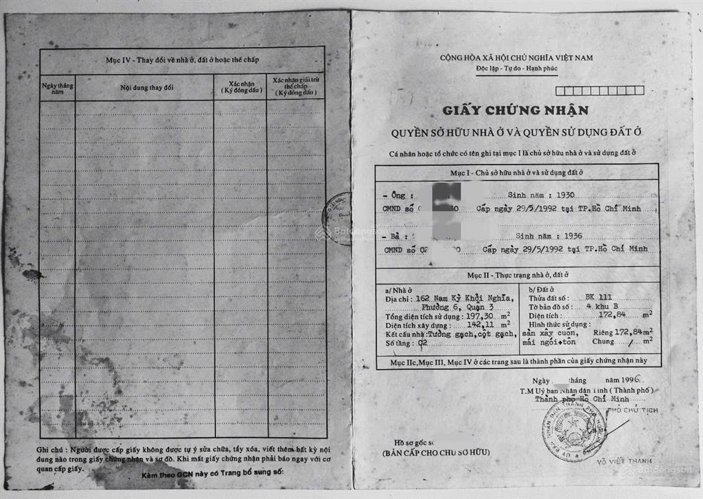 *mặt tiền ngay dinh độc lập* [172,8m2] nam kỳ khởi nghĩa