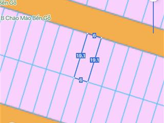 Bán lô 6*19 long hưng  vị trí vàng  đón đầu hạ tầng tỷ đô