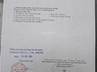 Bán đất khu dân cư hiệp bình chánh, đường 14, thủ đức  gần chợ, gần sông sài gòn