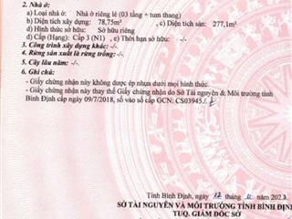 Bán nhà mặt tiền Thành Thái, phường Quy Nhơn Nam, tỉnh Gia Lai (Phường Quang Trung, TP.