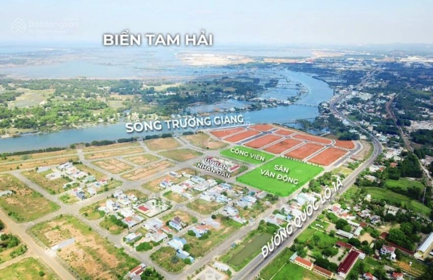 Bán lô đất tuyệt đẹp sát sông t tâm chu lai riverside, khu dc tam anh nam, đối diện ubnd xã tam anh
