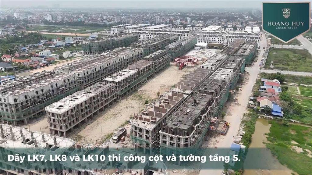 Chưa đến 7 tỷ có ngay shophouse 5 tầng mặt tiền 5,5m tại hoàng huy green hoa động thuỷ nguyên