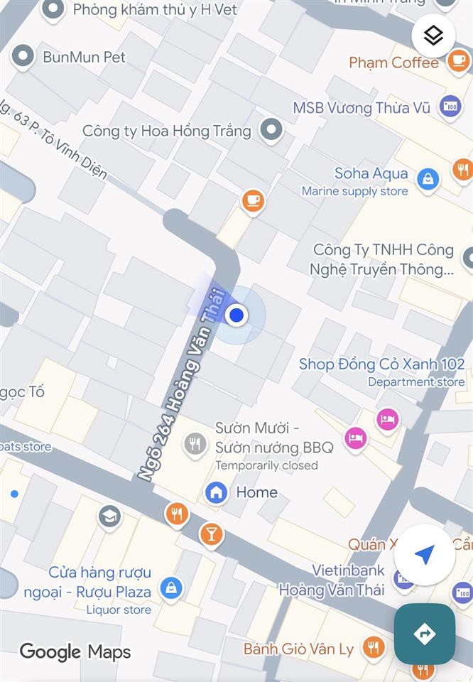 Chính chủ cho thuê văn phòng 550m2 số 2f ngõ 264 hoàng văn thái, khương đình, hà nội