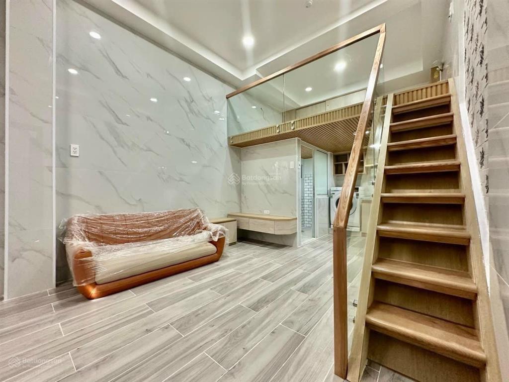 Phòng cho thuê giá tốt gác cao rộng 35m2 full nội thất ngay công viên phần mềm, quang trung, gò vấp