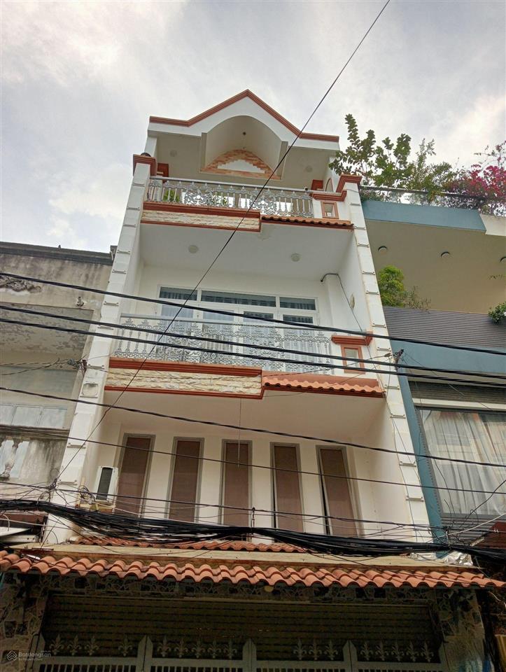 Nhà cho thuê hẻm xe hơi cư xá phú lâm d. p10, q6  4 tầng  giá 20tr