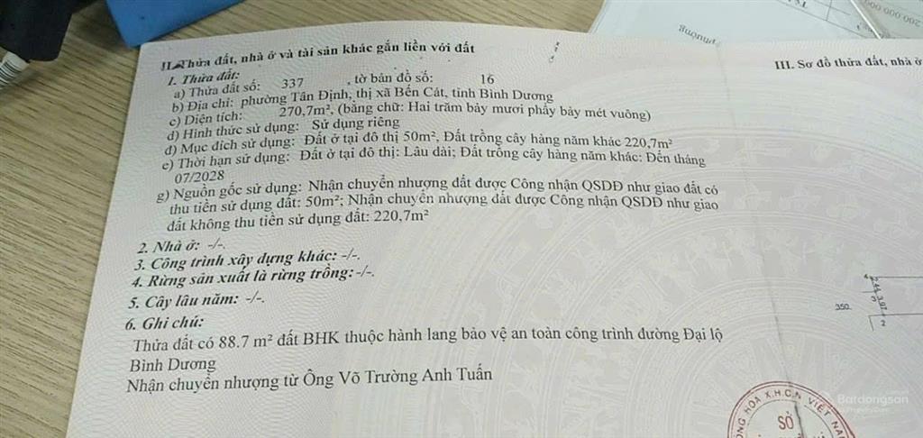 Nhà mặt tiền ql13, cần tiền bán nhanh