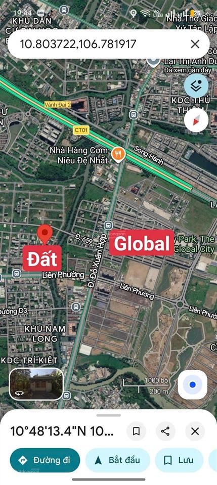 Bán lô đất kdc kiến á đối diện global city 110m2 chỉ 11 tỷ