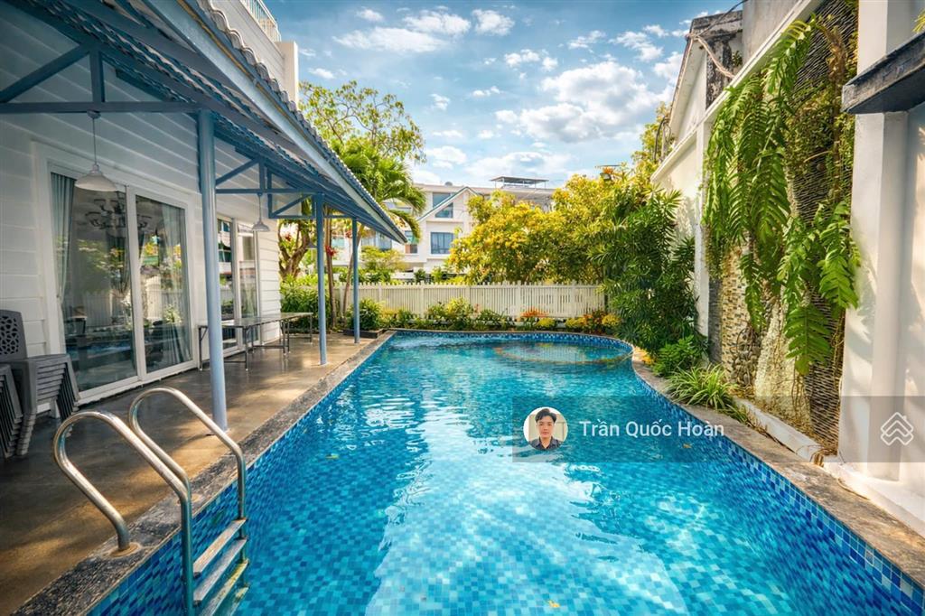 Cho thuê villa hồ bơi long cung vũng tàu, 6pn 9 giường, sức chứa 30 khách, giá 50 triệu/tháng