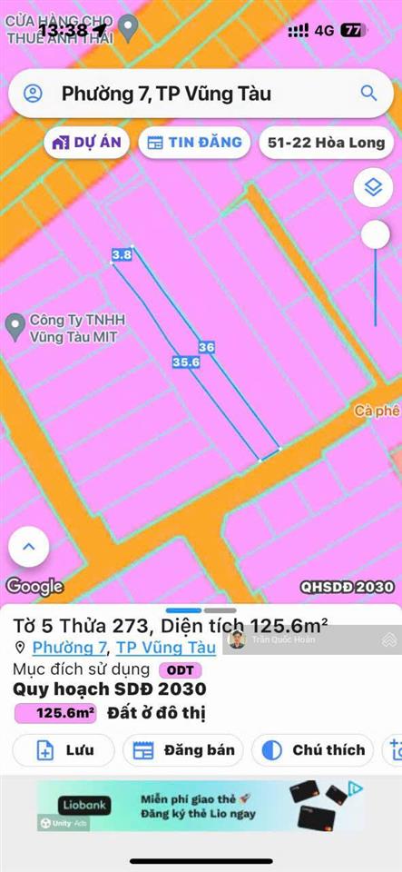 Bán nhà cấp 4 hẻm ô tô đường phạm hồng thái, p. 7, vũng tàu, 126m2 thổ cư, giá chỉ 5,2 tỷ