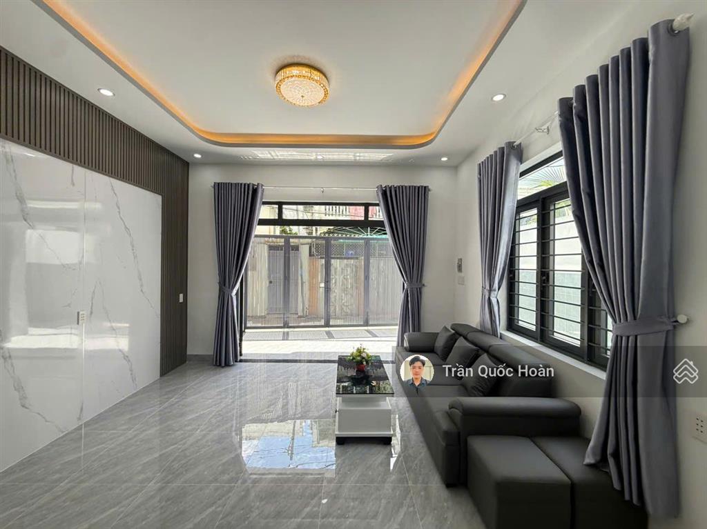 Bán nhà mới 1 trệt 2 lầu hẻm mạc đĩnh chi, 3 phòng ngủ, giá 5,6 tỷ