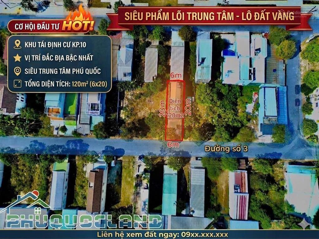 Bán nhà riêng tại tđc kp10, dương đông, đặc khu phú quốc, an giang, 6 tỷ, 120m2