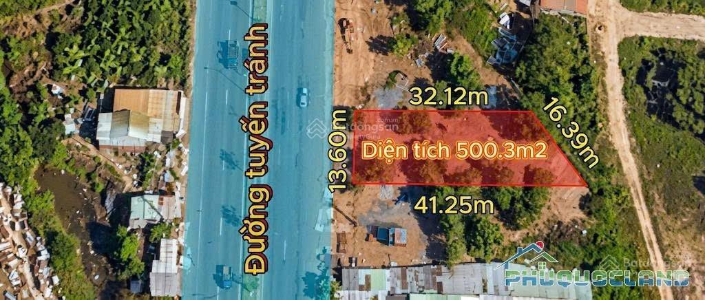 Bán đất tại tuyến tránh, 8 tỷ, 500m2, mặt tiền 13.6m, pháp lý đầy đủ. chuyển mục đích thoải mái