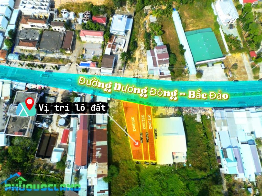 Chính chủ cần bán lô đất mặt đường nguyễn trung trực, dương đông, phú quốc. giá tốt ở khu vực