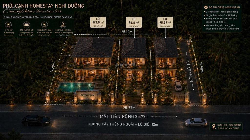 Bán đất mặt tiền cây thông ngoài phú quốc giá bắt đáy  sẵn concept homestay khai thác ngay