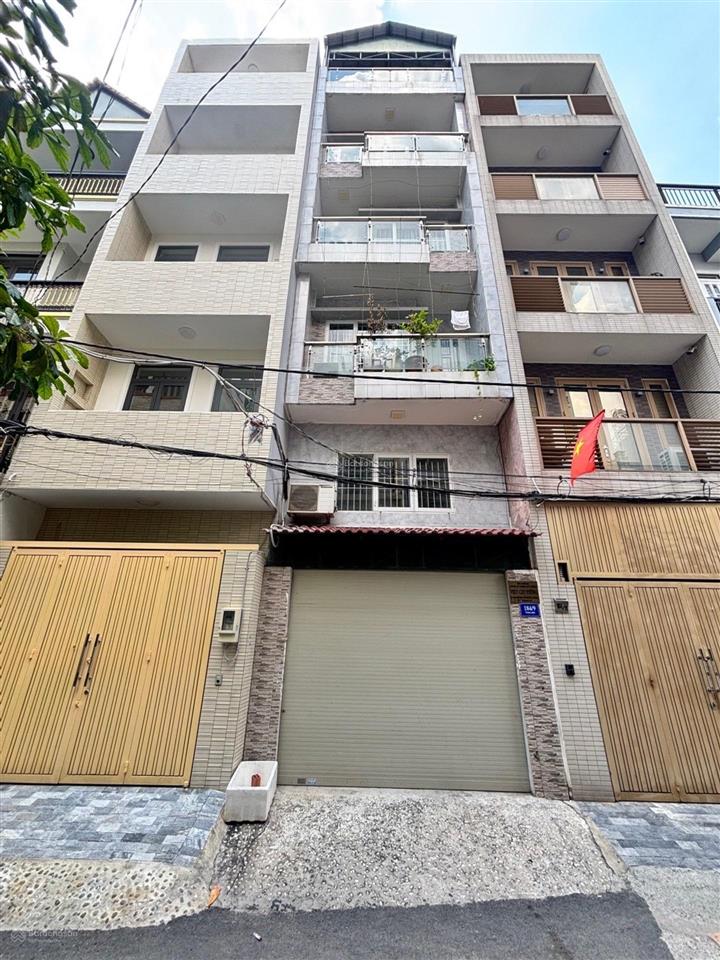 Bán nhà 6 tầng có thang máy  66m2  kdc đồng bộ  đường xe hơi 8m phan anh  phú thạnh  tân phú