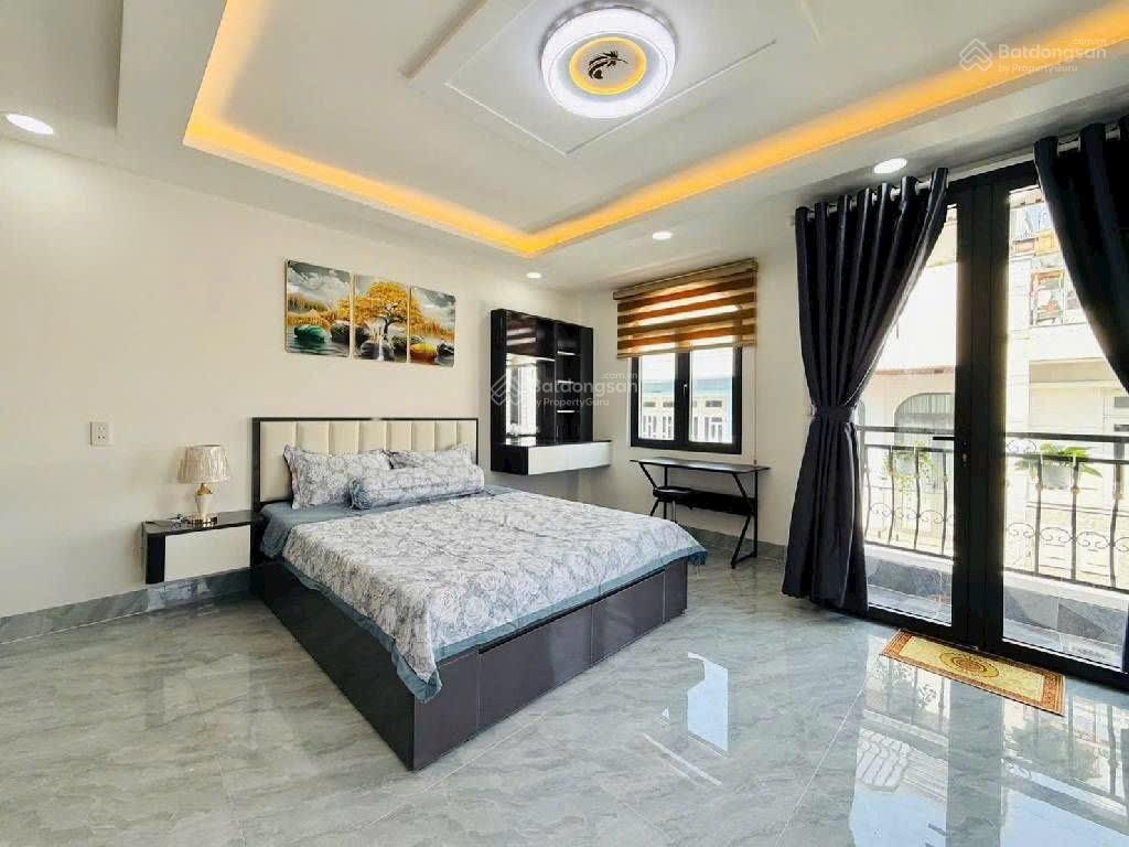 Khu phân lô cao cấp phan huy ích  full nội thất  nhà mới 5 tầng  dt 4.5mx13m  ô tô thông