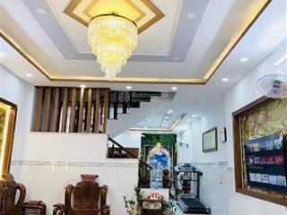 Nhà xây tâm huyết ngay emart phan huy ích  4 tầng kiên cố  thông số đẹp 5m x 18m  hẻm ô tô