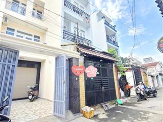 Mặt tiền đường bàn cờ cách 50m ra trường chinh p.đông hưng thuận q12 nhà đẹp 4 tầngdt 4m x 25m