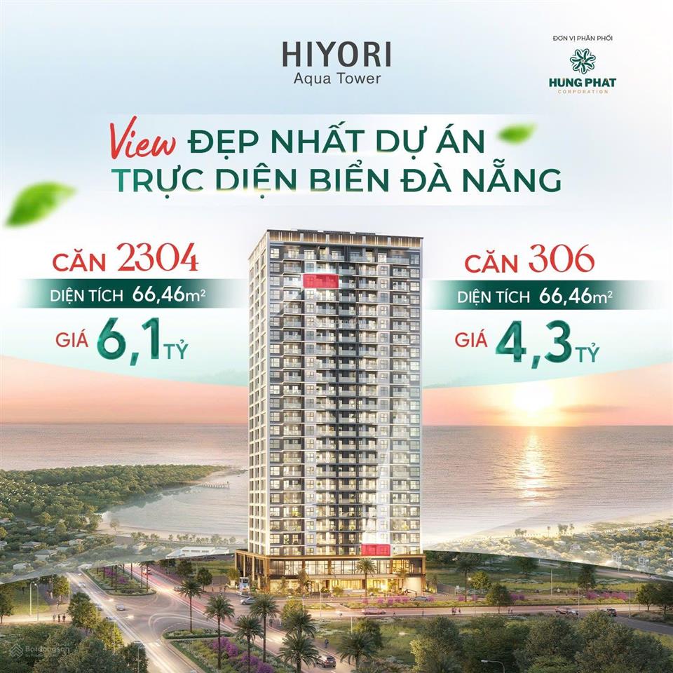 Căn view biển trực diện tầng cao cuối cùng dự án. nhanh tay sở hữu